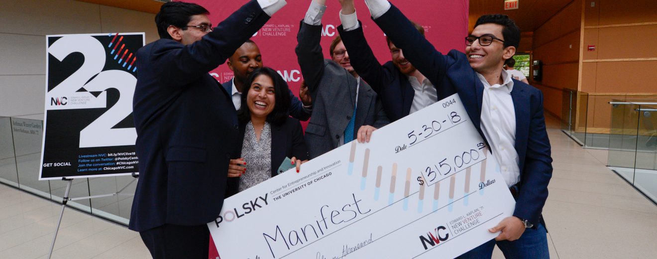 Manifest Wins First Place and $315,000 in the 2018 Edward L. Kaplan, ’71, New Venture Challenge