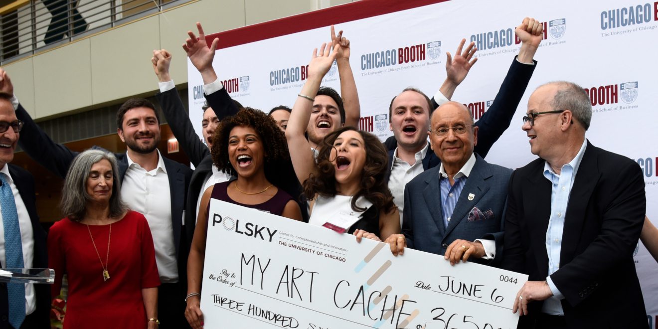 My Art Cache Wins First Place and Largest-ever Prize of $365,000 at the 2019 Edward L. Kaplan, ’71, New Venture Challenge