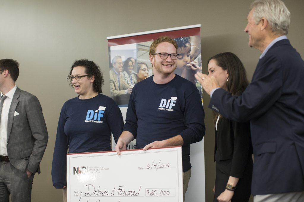 Debate it Forward Takes Home Top Prize and $60,000 at the 2019